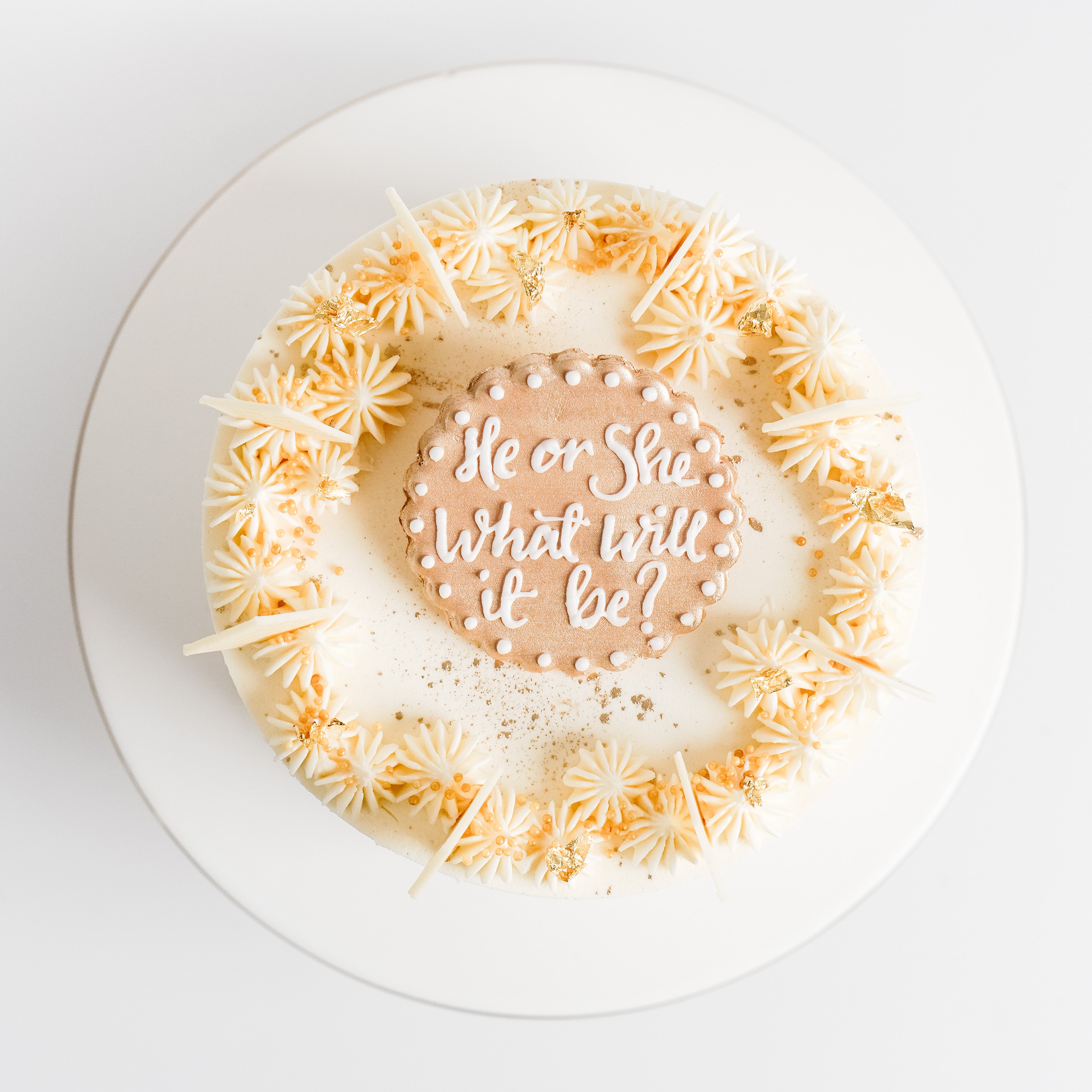 Gender Reveal Cake