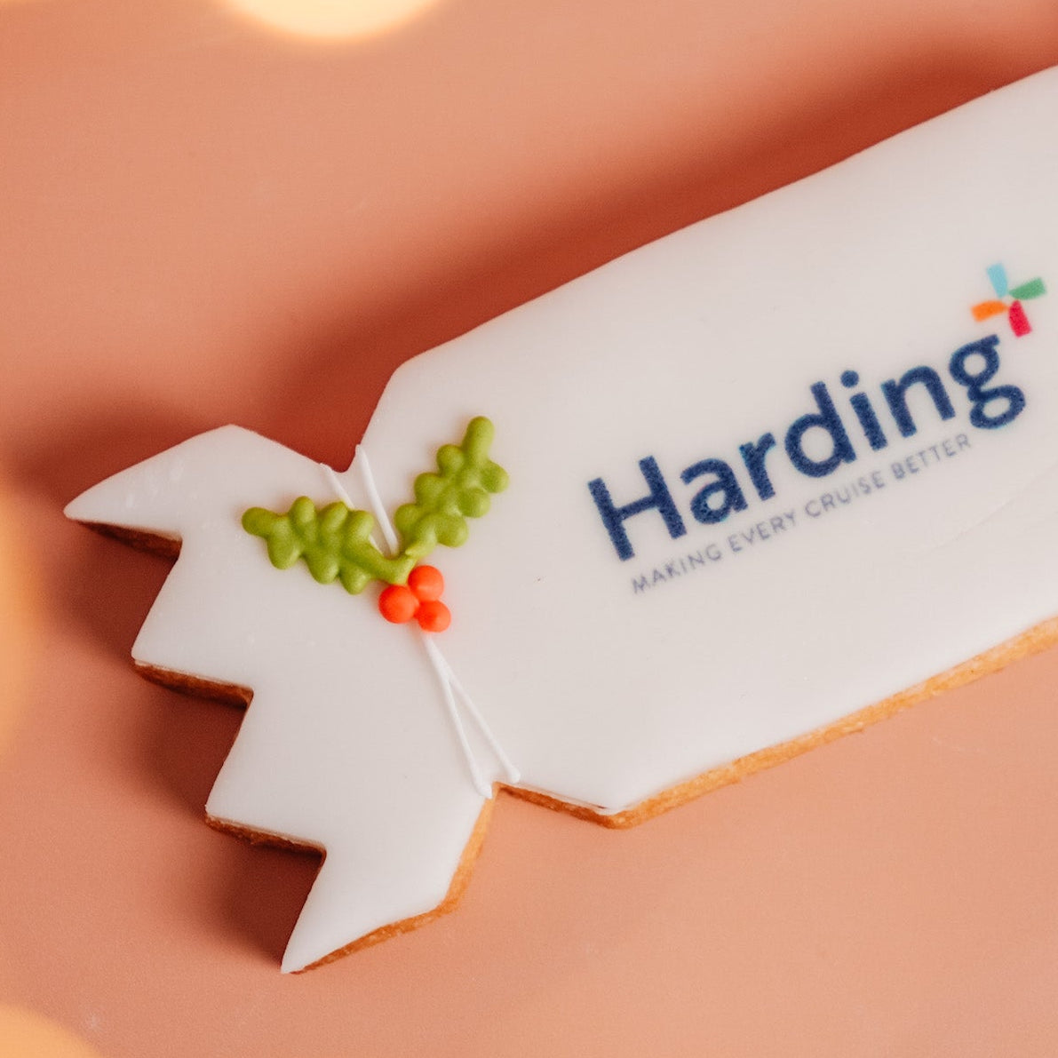 Logo Christmas Cracker Biscuit