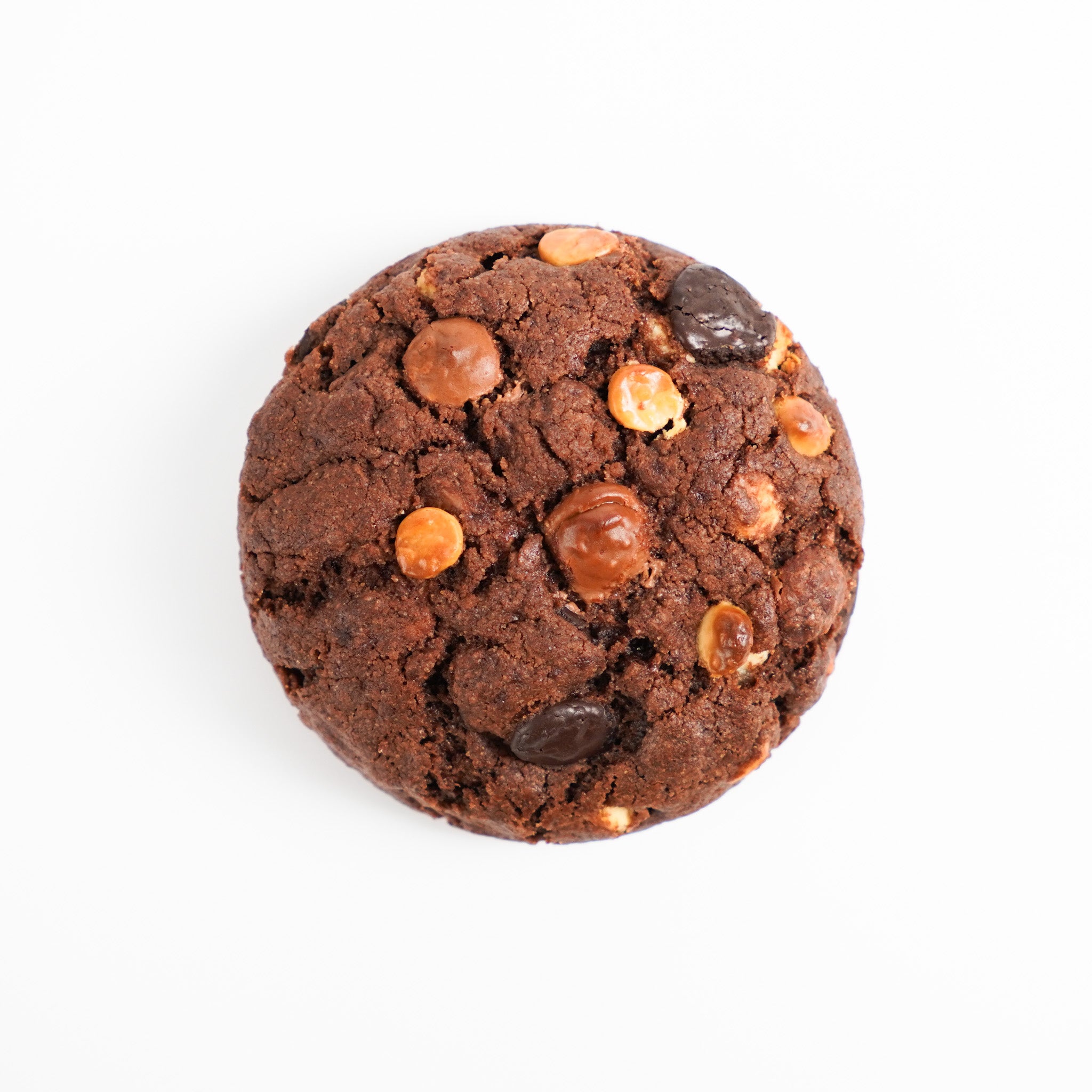 Triple Chocolate Chunky Cookies