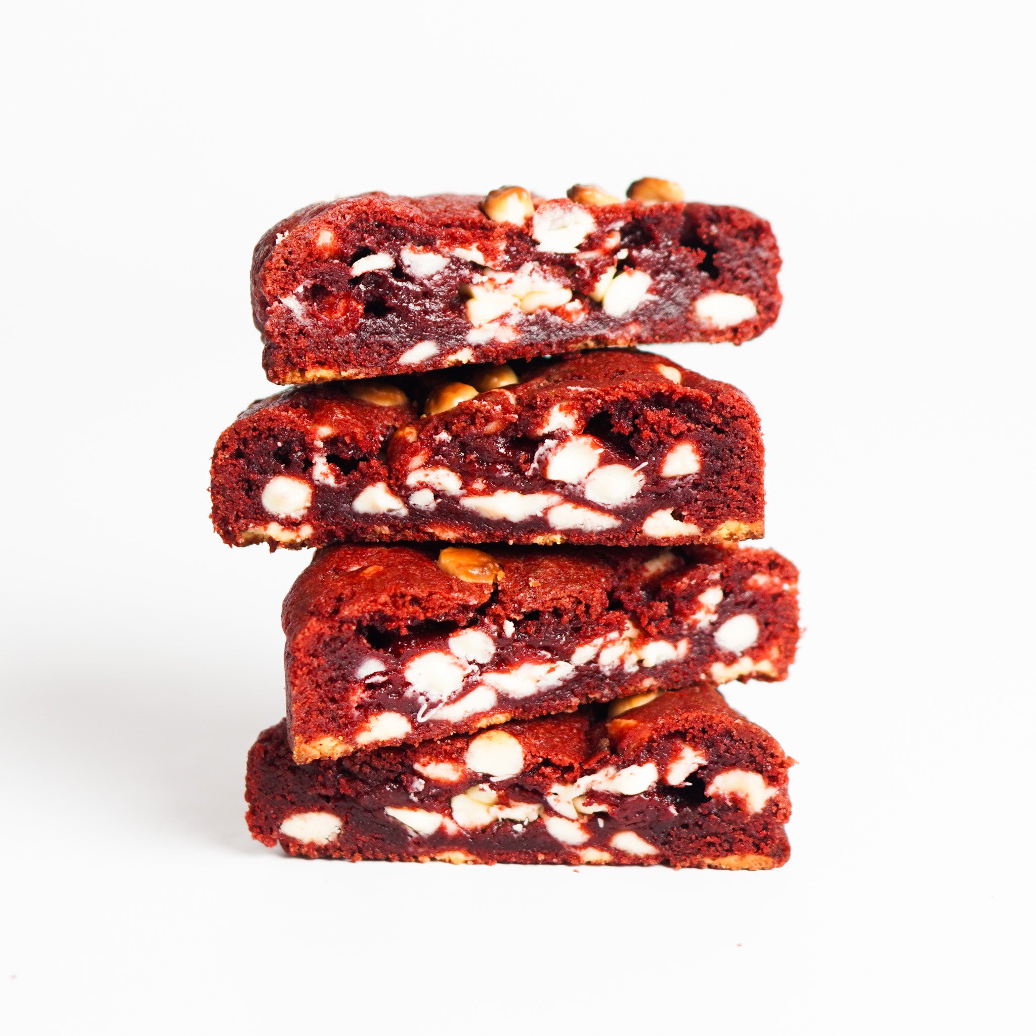 Red Velvet Chunky Cookies