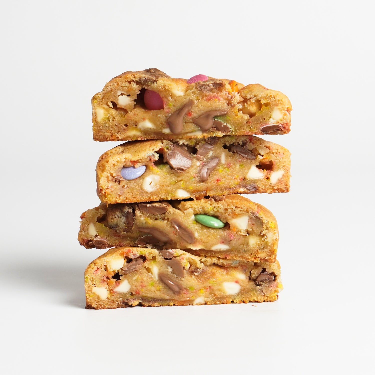 Cake Batter Sprinkle Chunky Cookies