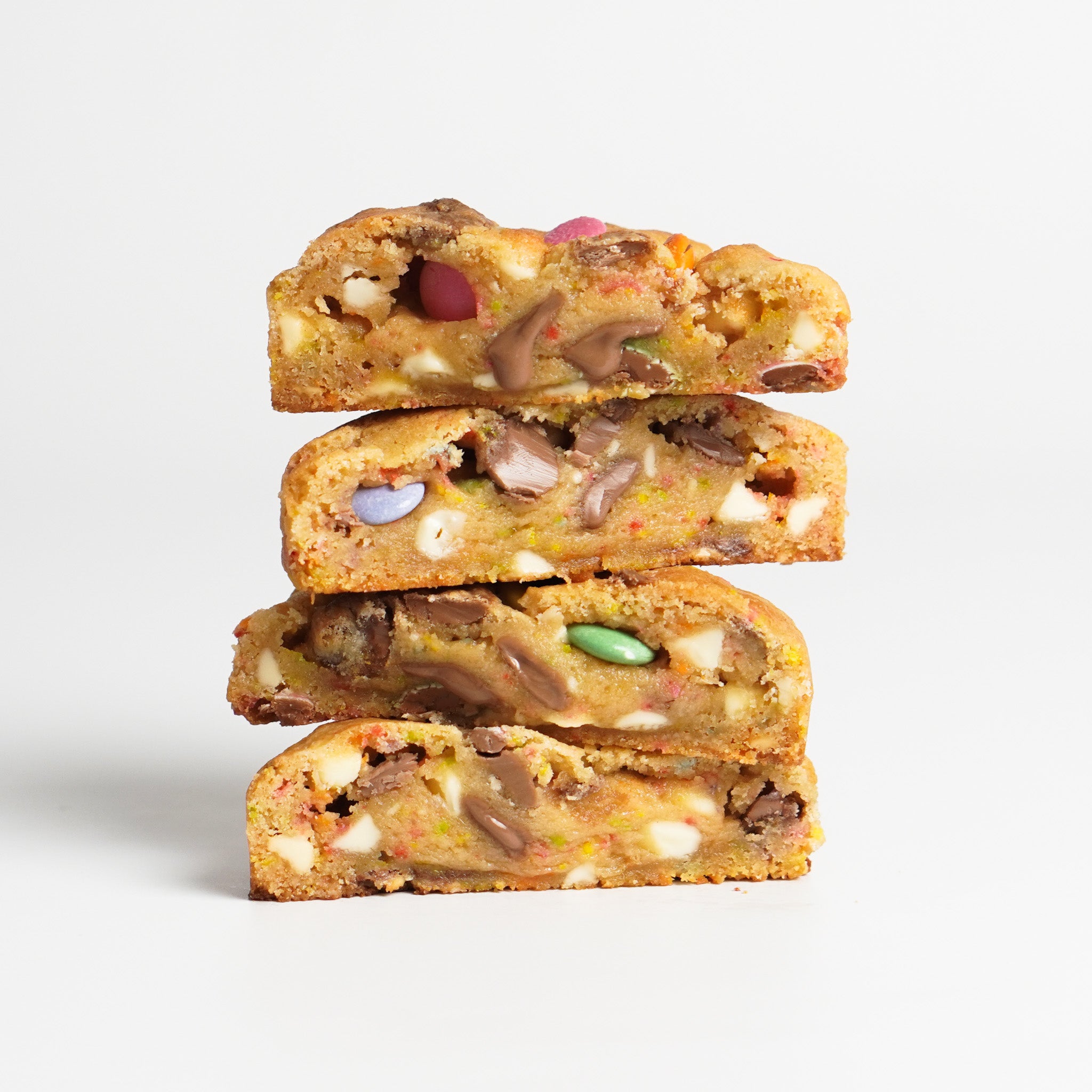 Cake Batter Sprinkle Chunky Cookies