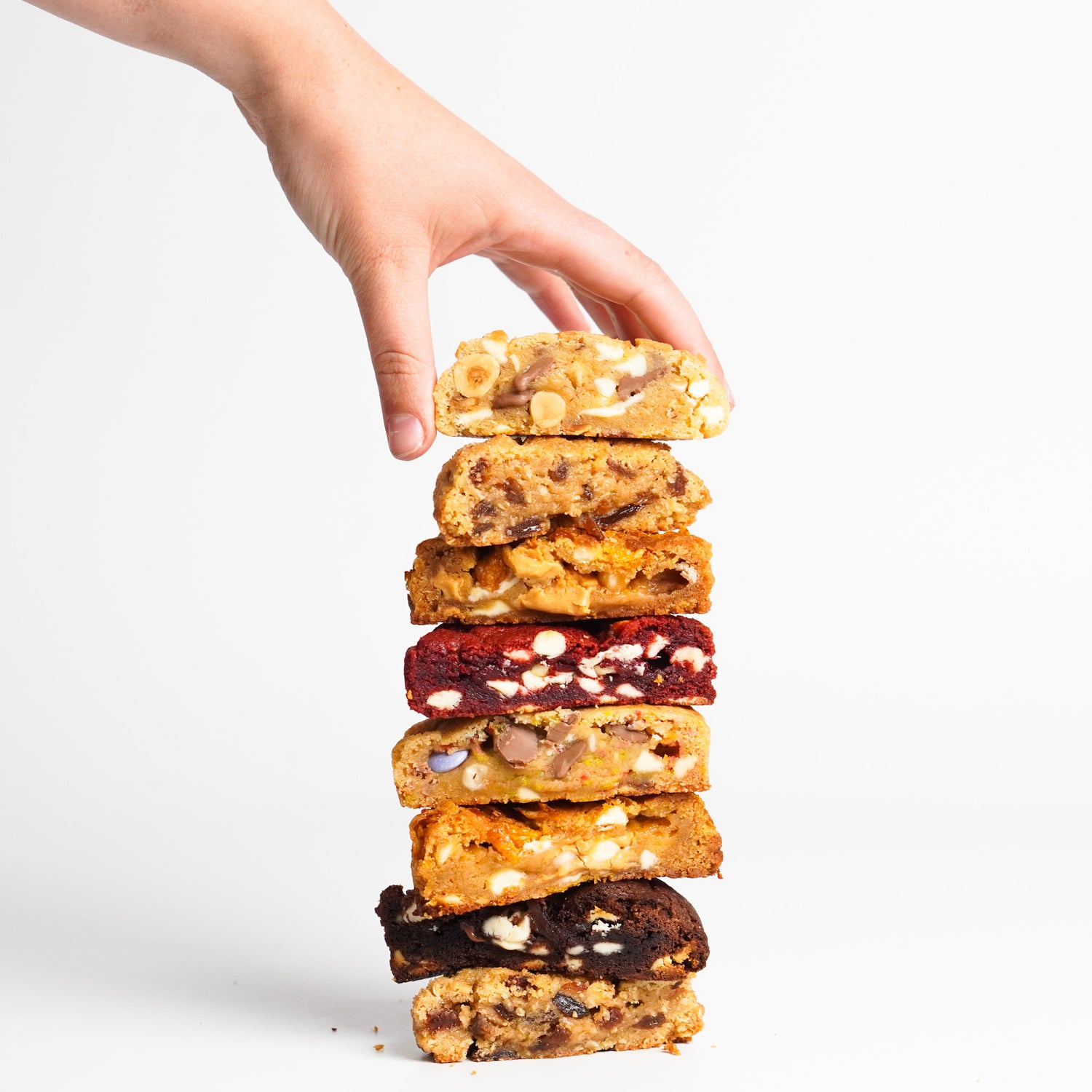 Triple Chocolate Chunky Cookies