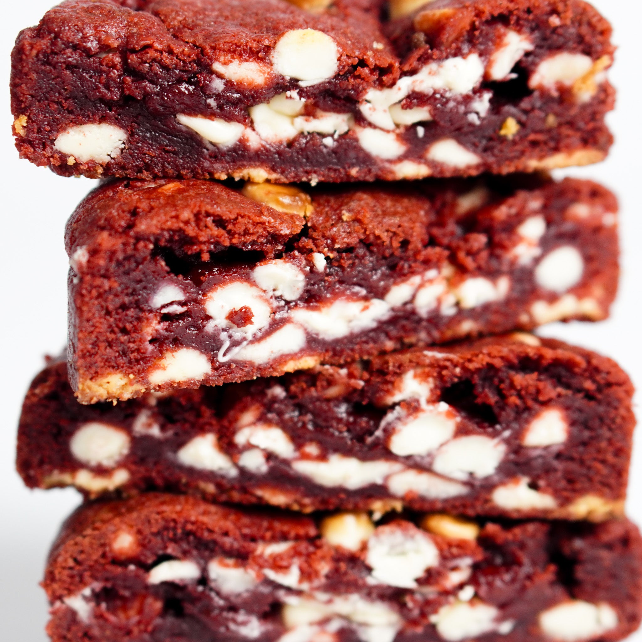 Red Velvet Chunky Cookies