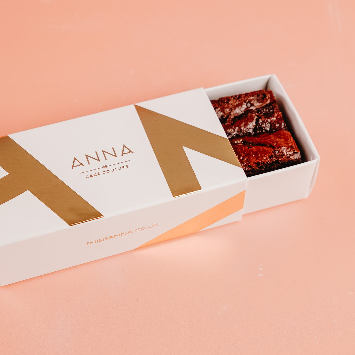 The Single Brownie Gift Box: Salted Caramel
