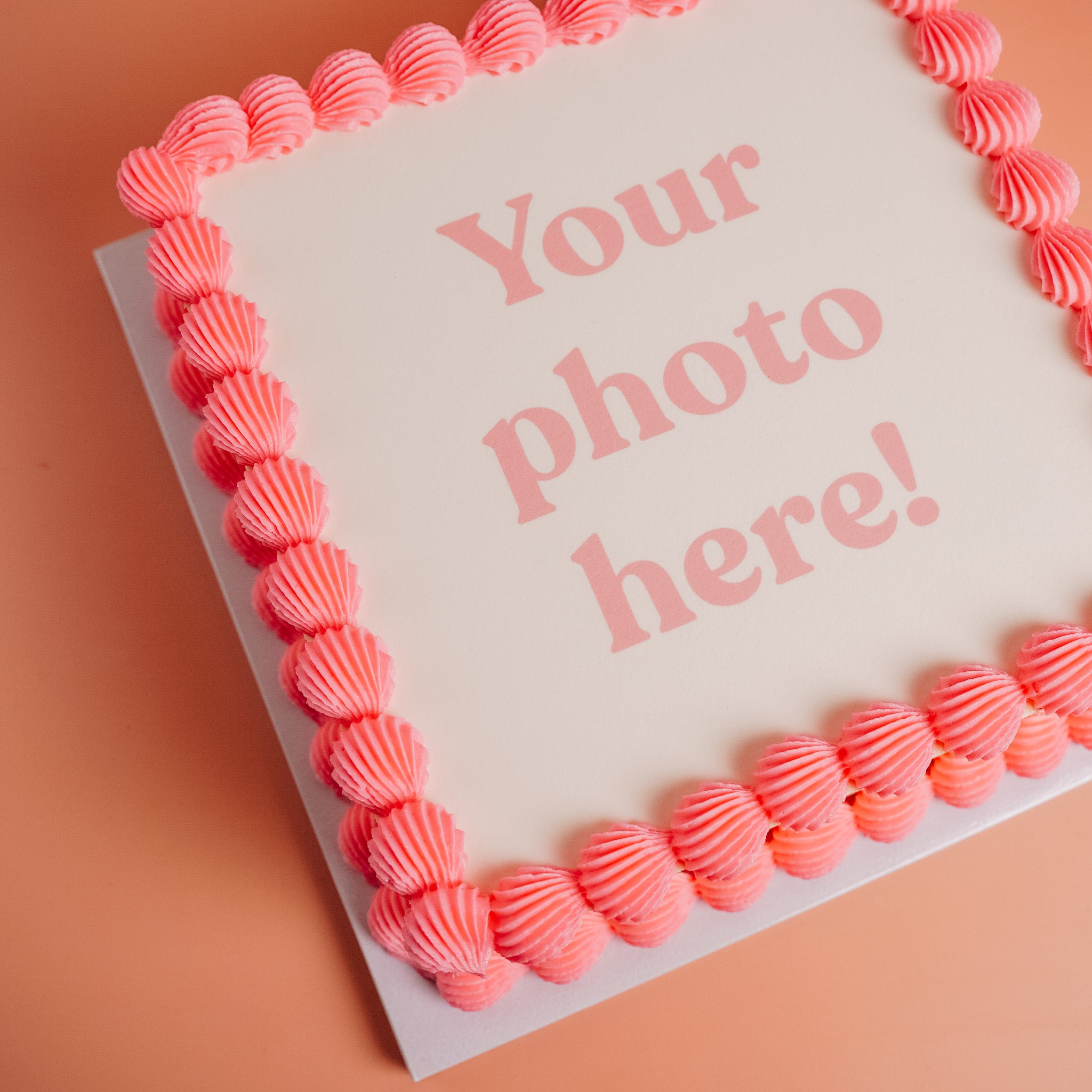 Kids Photo Birthday Cake