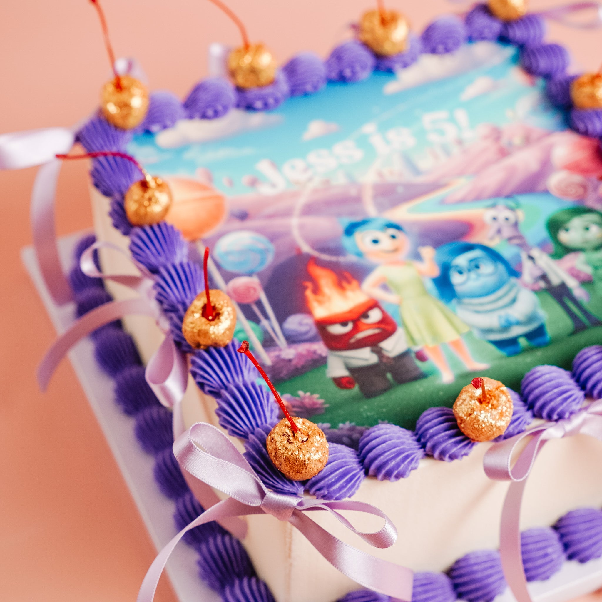 Inside Out Kids Birthday Cake