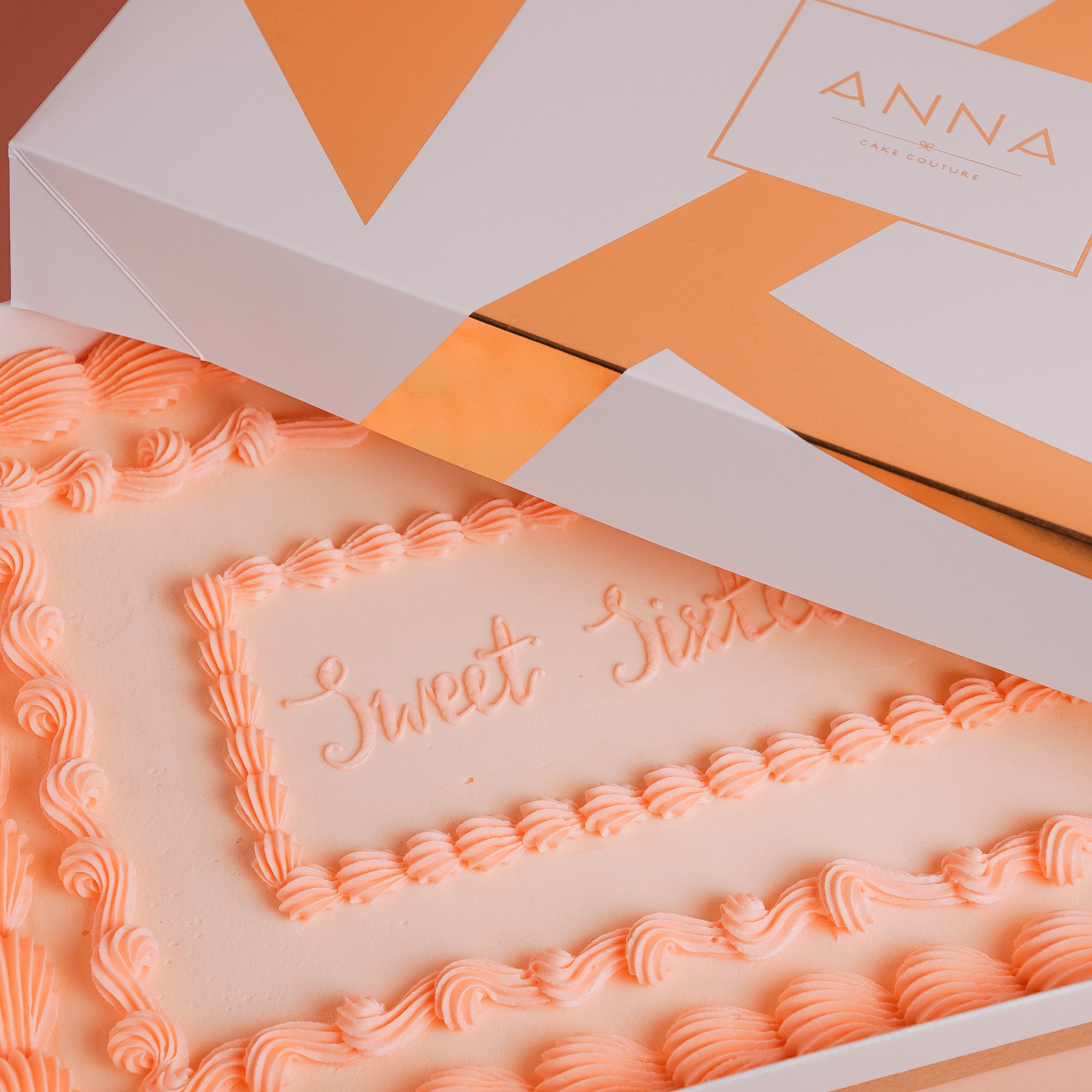 Classic Border Party Sheet Cake