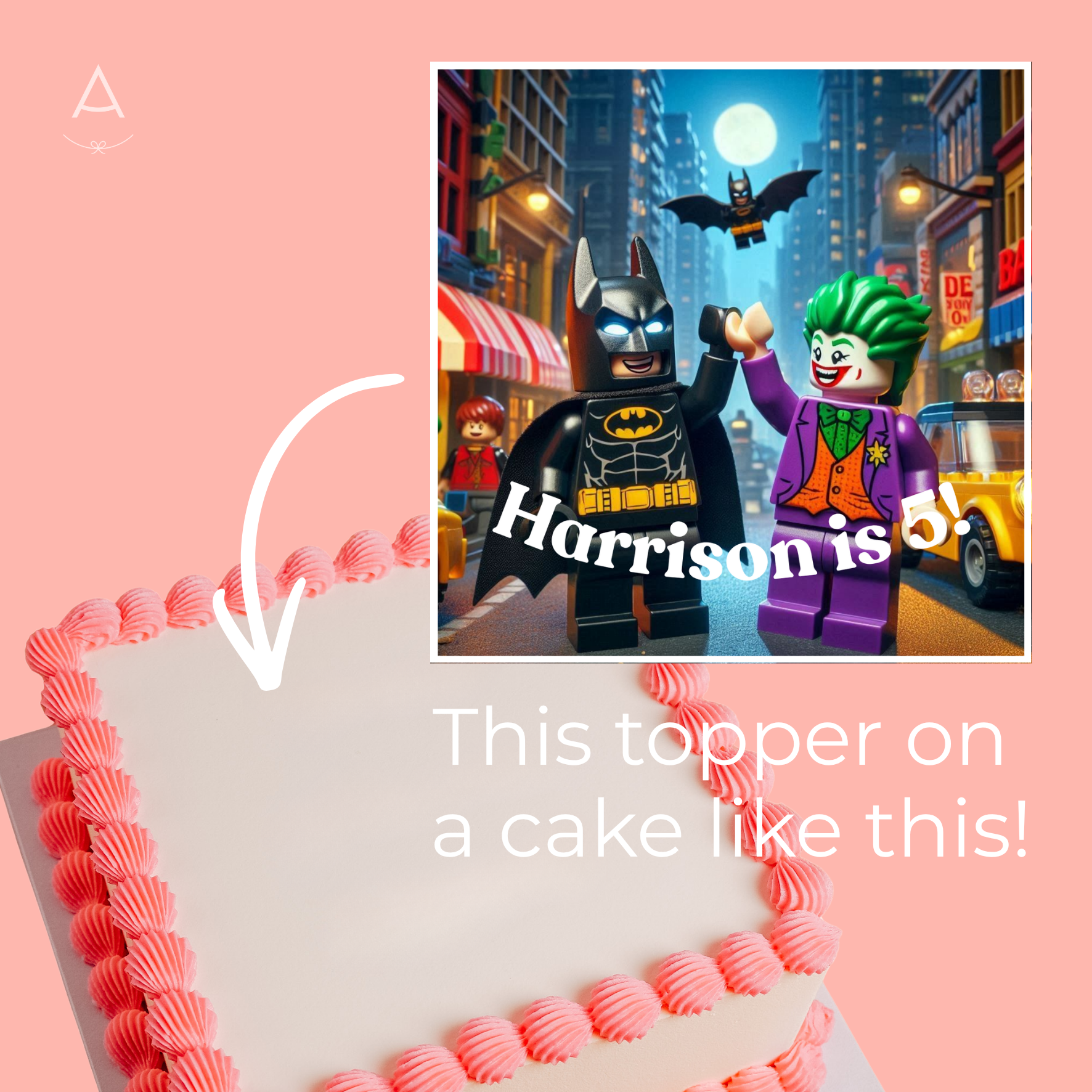 Lego Batman Kids Birthday Cake
