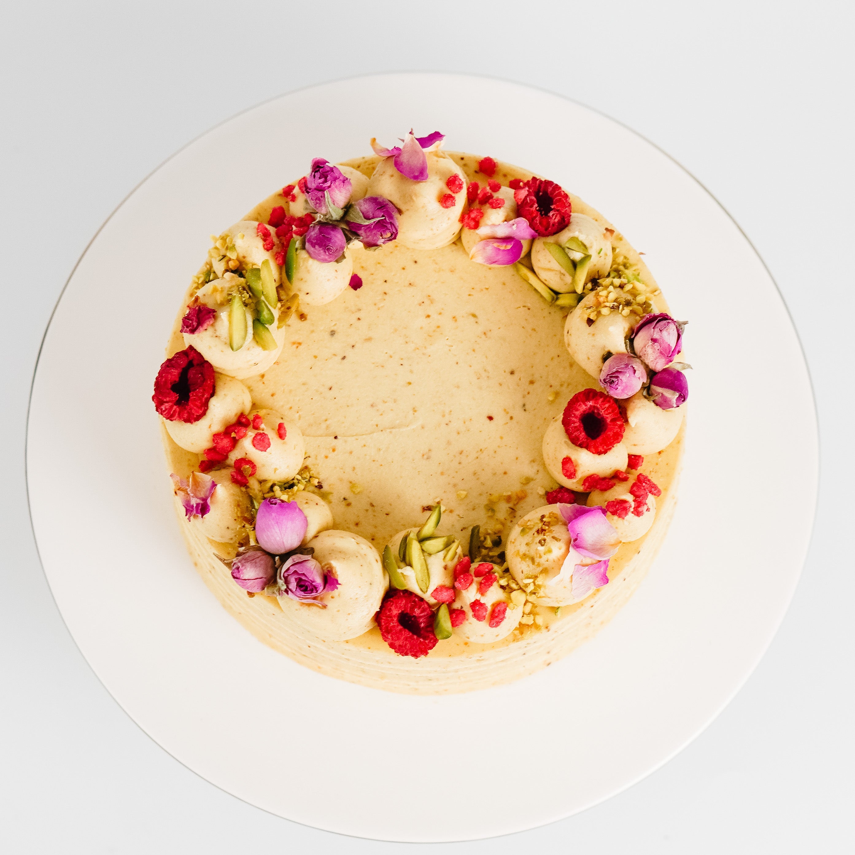 Gluten Free Rose, Raspberry & Pistachio - for Two