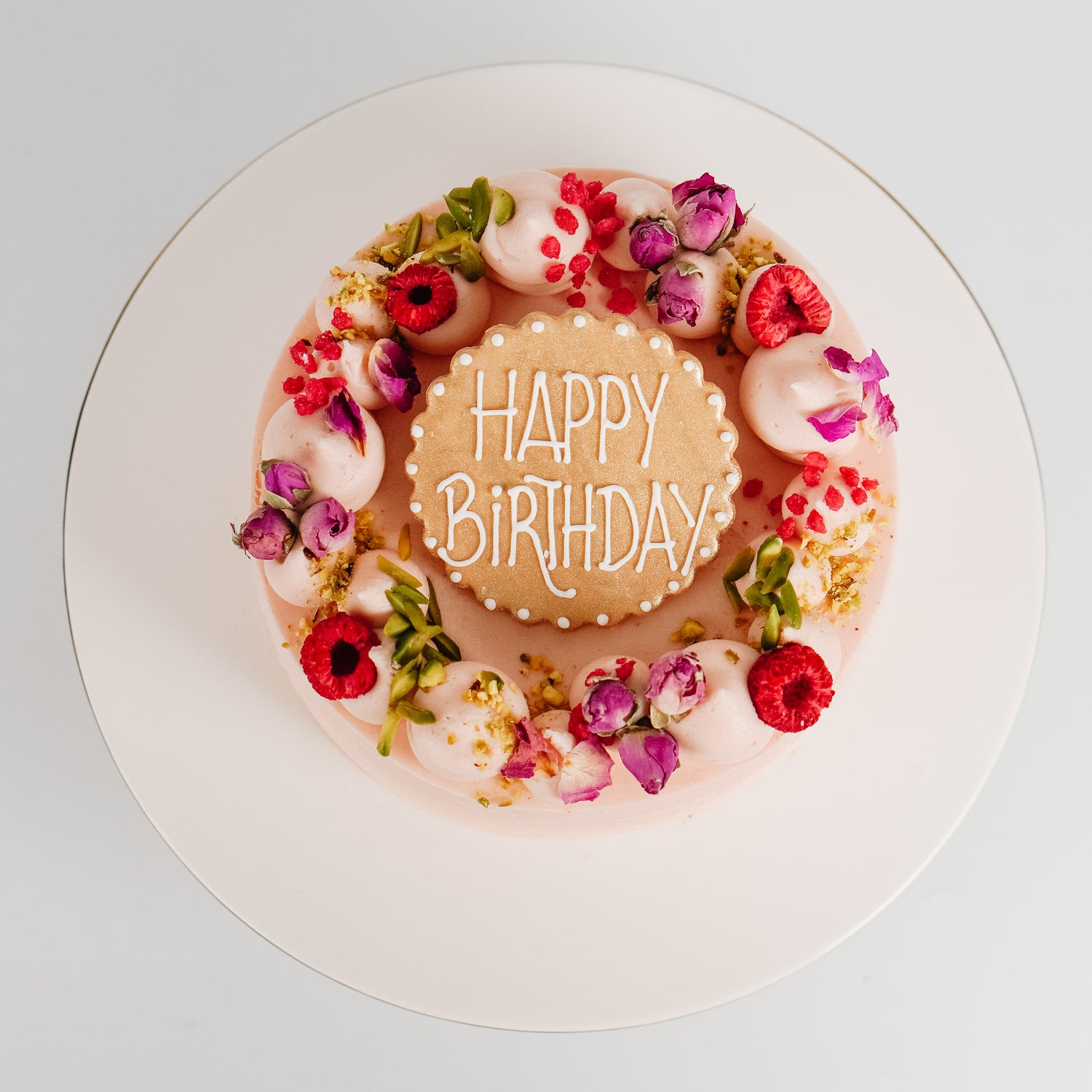 Rose, Raspberry & Pistachio - for Two