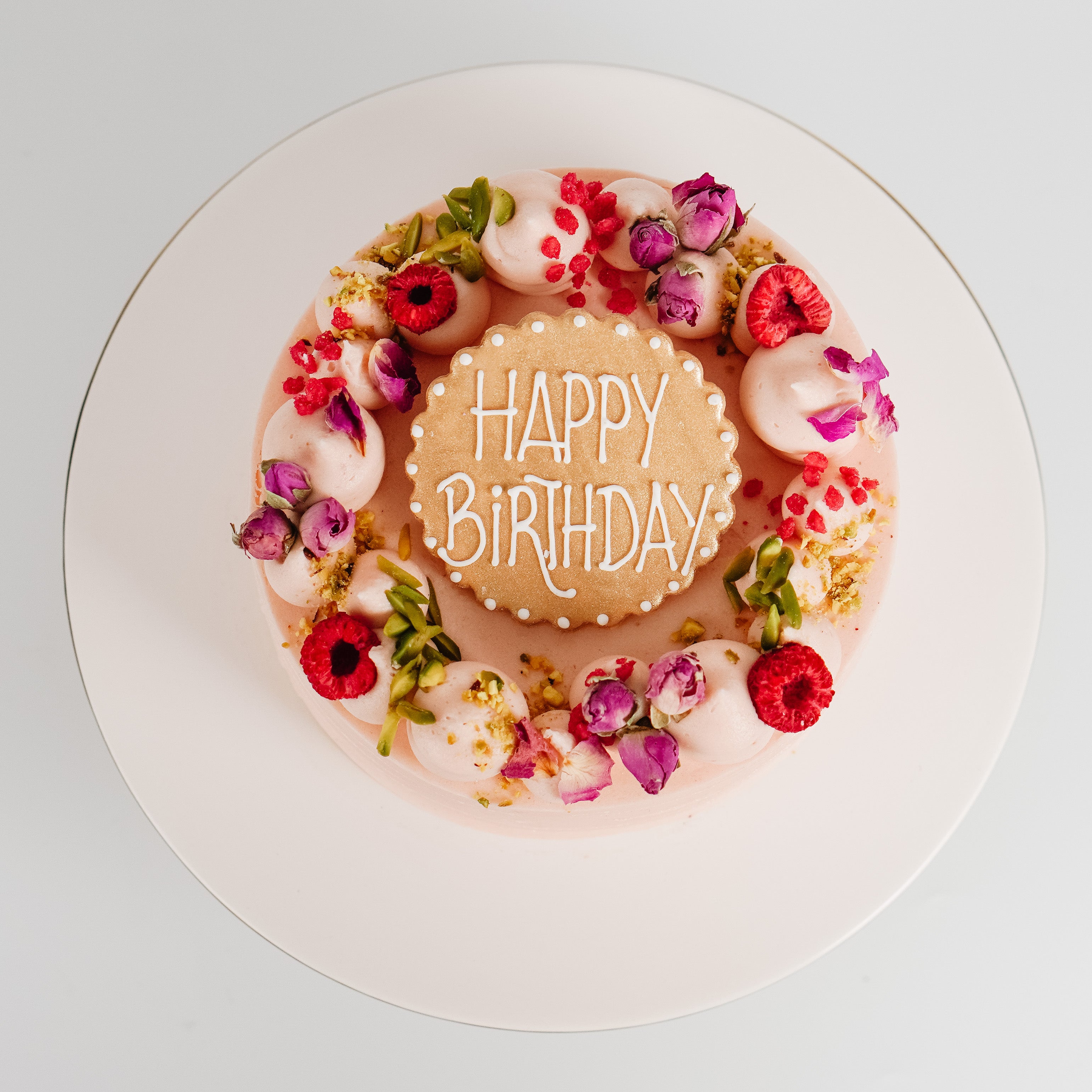 Rose, Raspberry & Pistachio - for Two