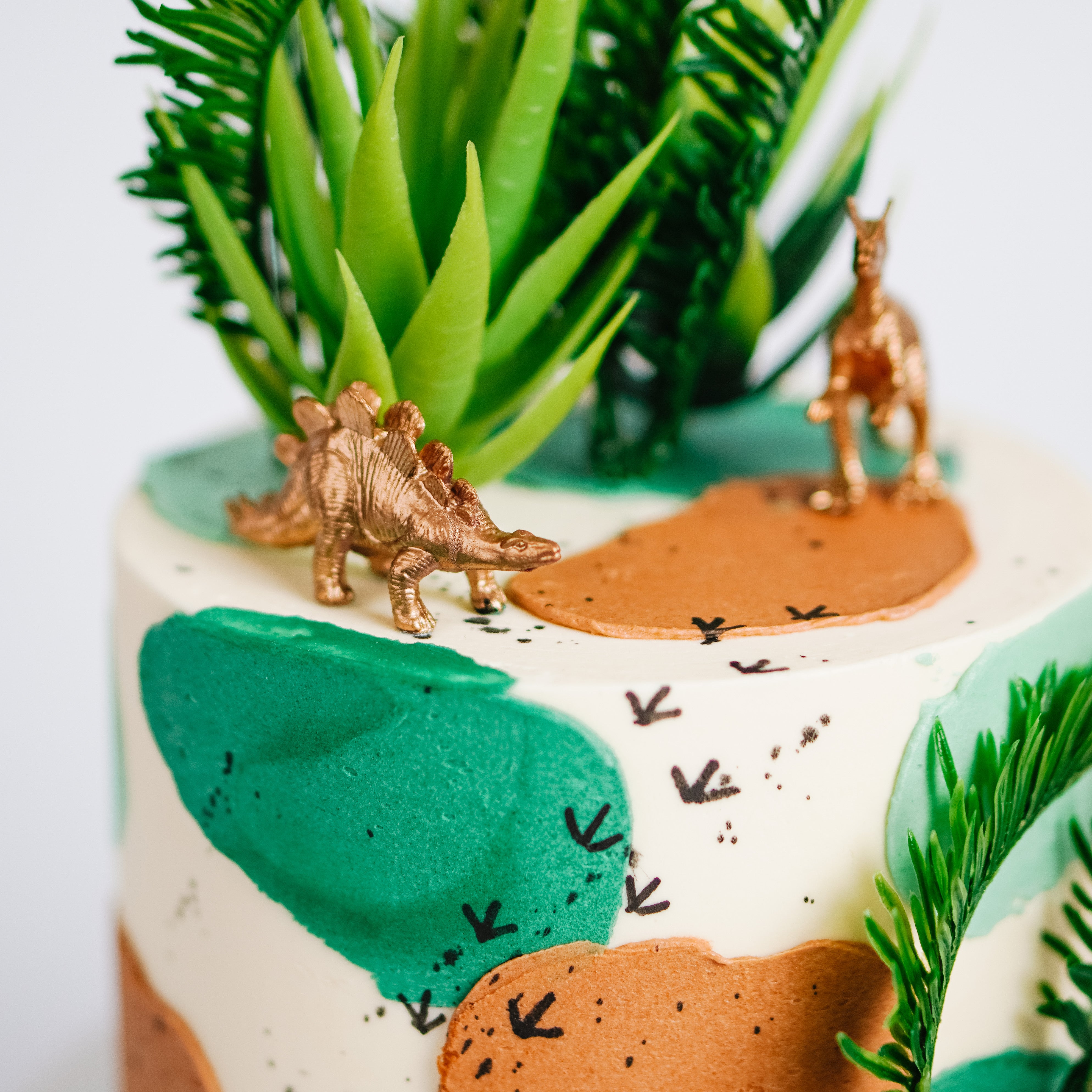 Dinosaur Jungle Cake