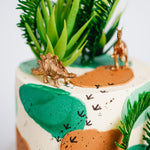 Load image into Gallery viewer, Dinosaur Jungle Cake
