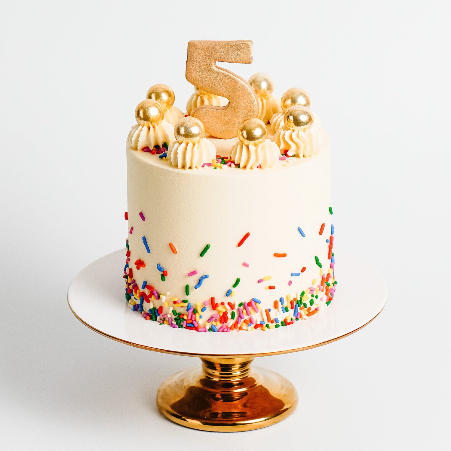 Vanilla Sprinkle Party Cake