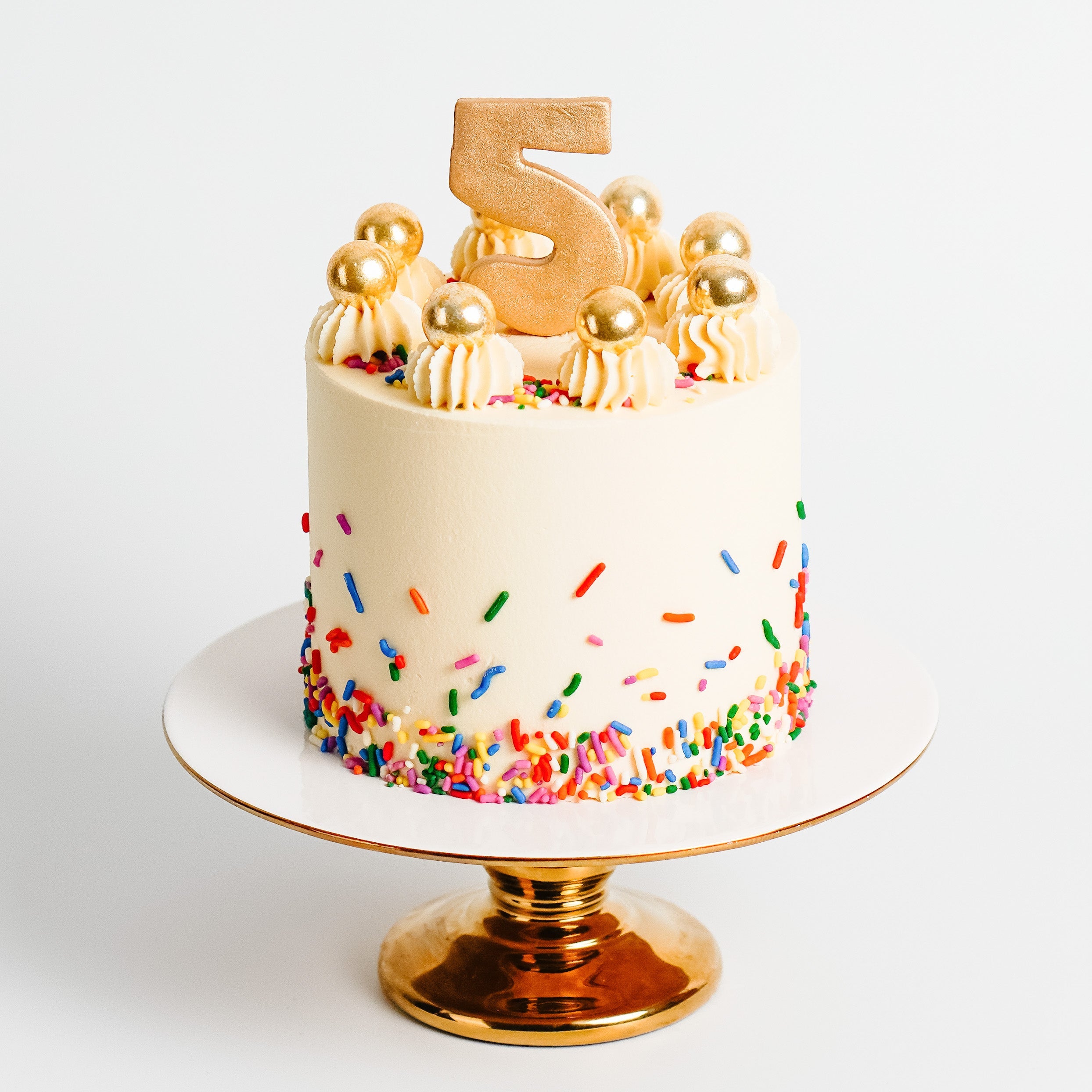 Vanilla Sprinkle Party Cake