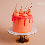 Load image into Gallery viewer, Gluten Free Cheeky Cherry Drip Cake
