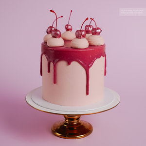 Gluten Free Cheeky Cherry Drip Cake