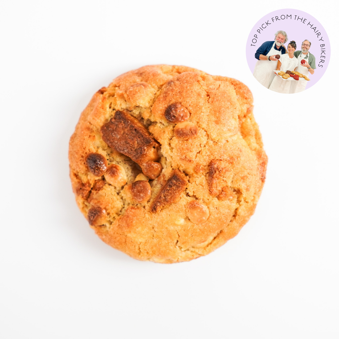 Caramelised White Chocolate Chunky Cookies