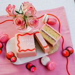 Load image into Gallery viewer, Peachy Pink Mother&#39;s Day Cake
