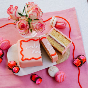 Peachy Pink Mother's Day Cake