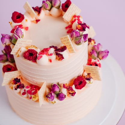 Rustic Petals Cake