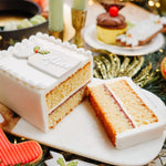 Load image into Gallery viewer, Vanilla &amp; Raspberry Festive Cake
