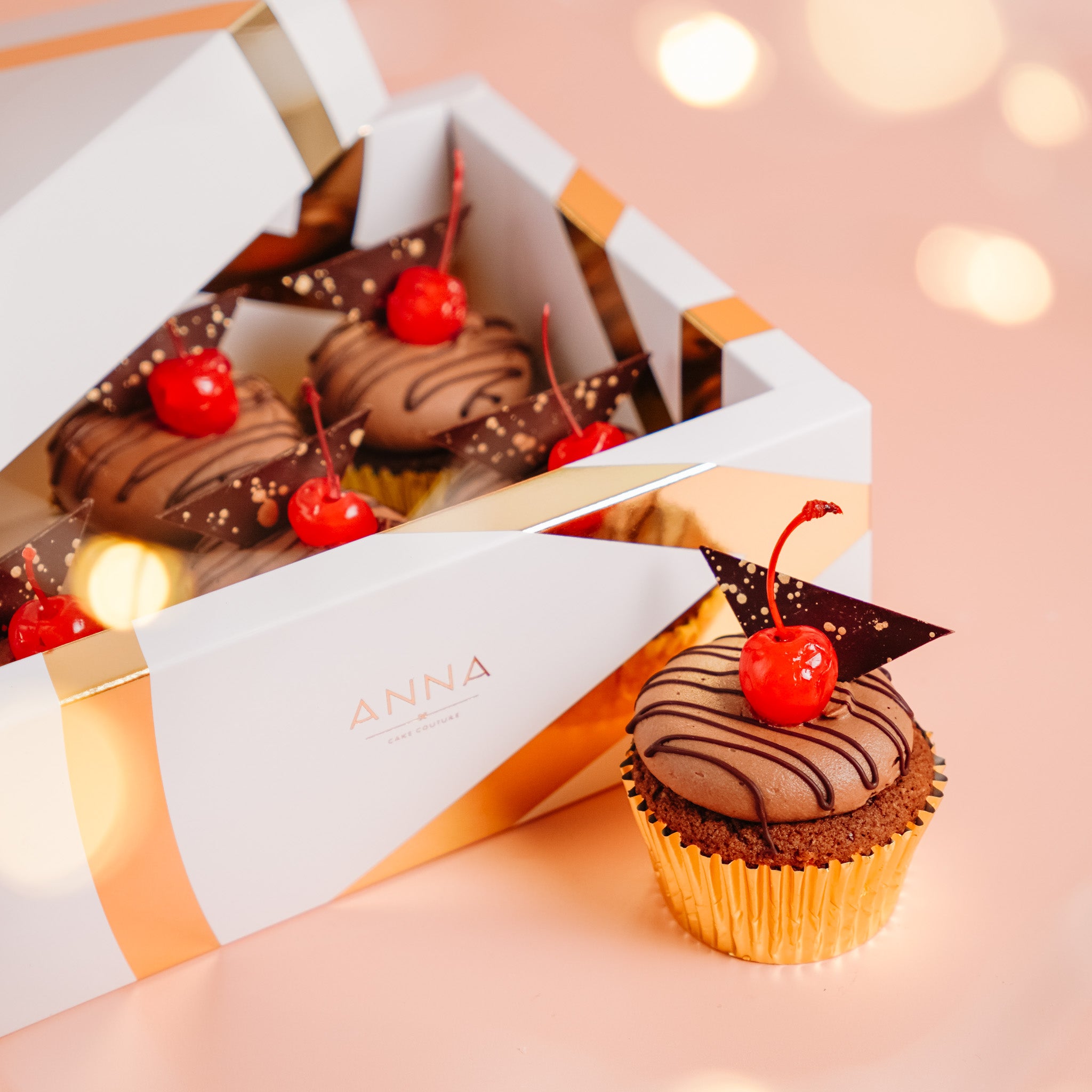 Milk Chocolate Christmas Cupcakes