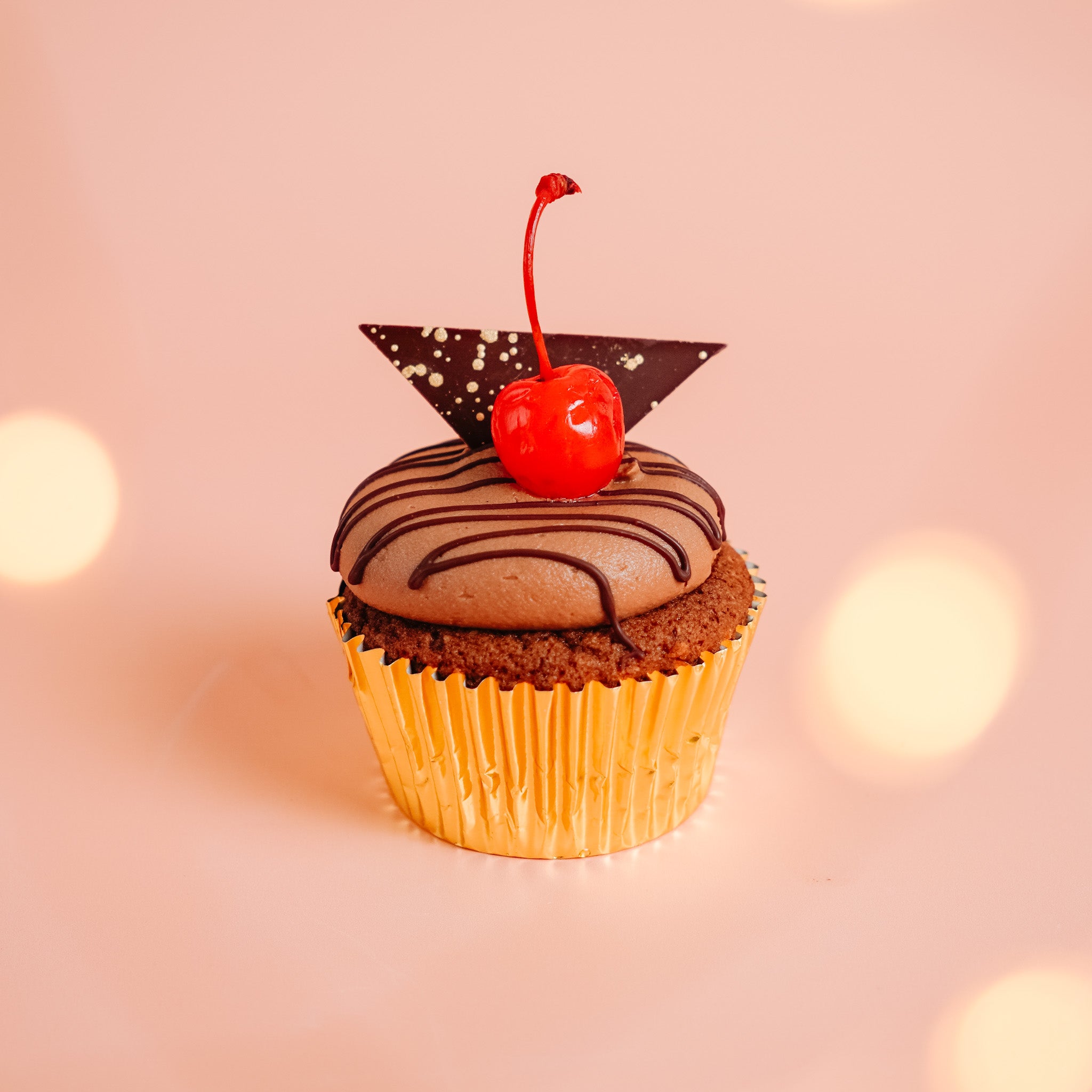 Milk Chocolate Christmas Cupcakes