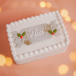 Load image into Gallery viewer, Vanilla &amp; Raspberry Festive Cake
