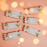 Load image into Gallery viewer, Personalised Christmas Grey Cracker Biscuit Box
