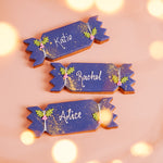 Load image into Gallery viewer, Personalised Christmas Navy Cracker Biscuit Box
