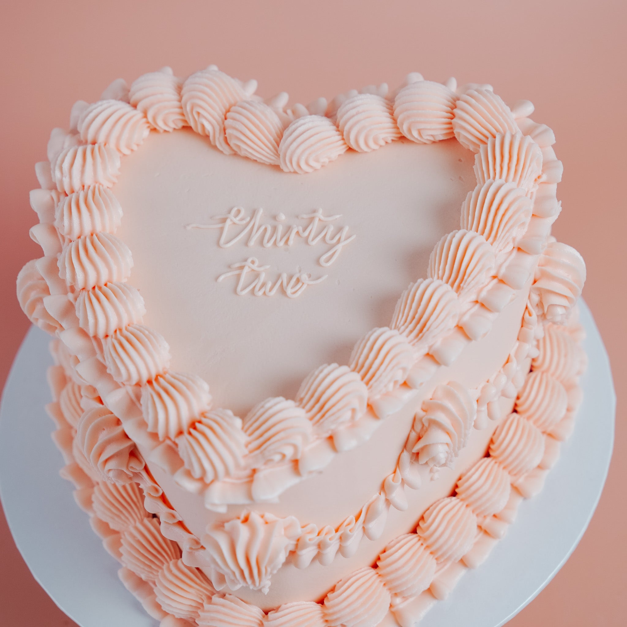 Frill Me Heart Cake