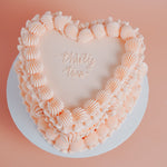 Load image into Gallery viewer, Frill Me Heart Cake
