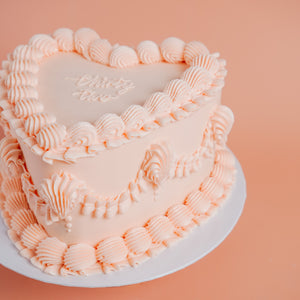 Frill Me Heart Cake