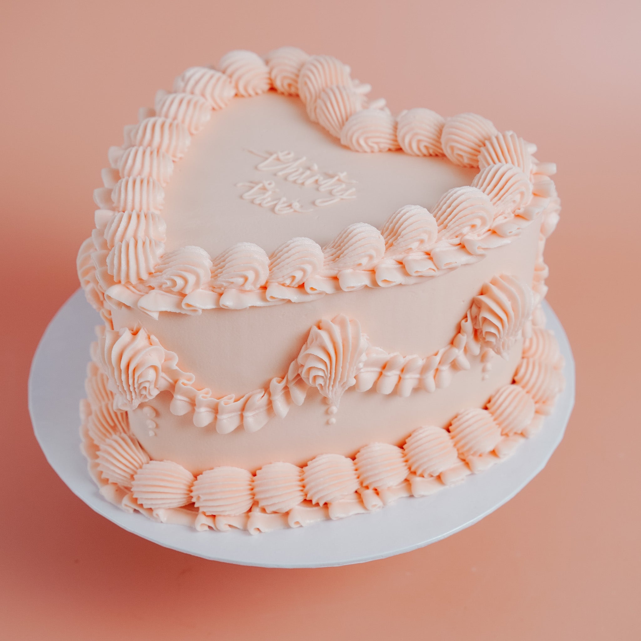 Frill Me Heart Cake