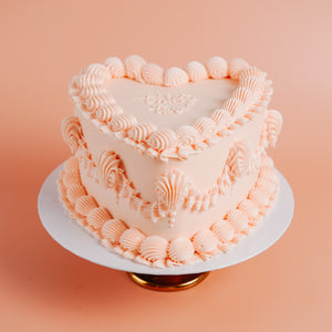 Frill Me Heart Cake