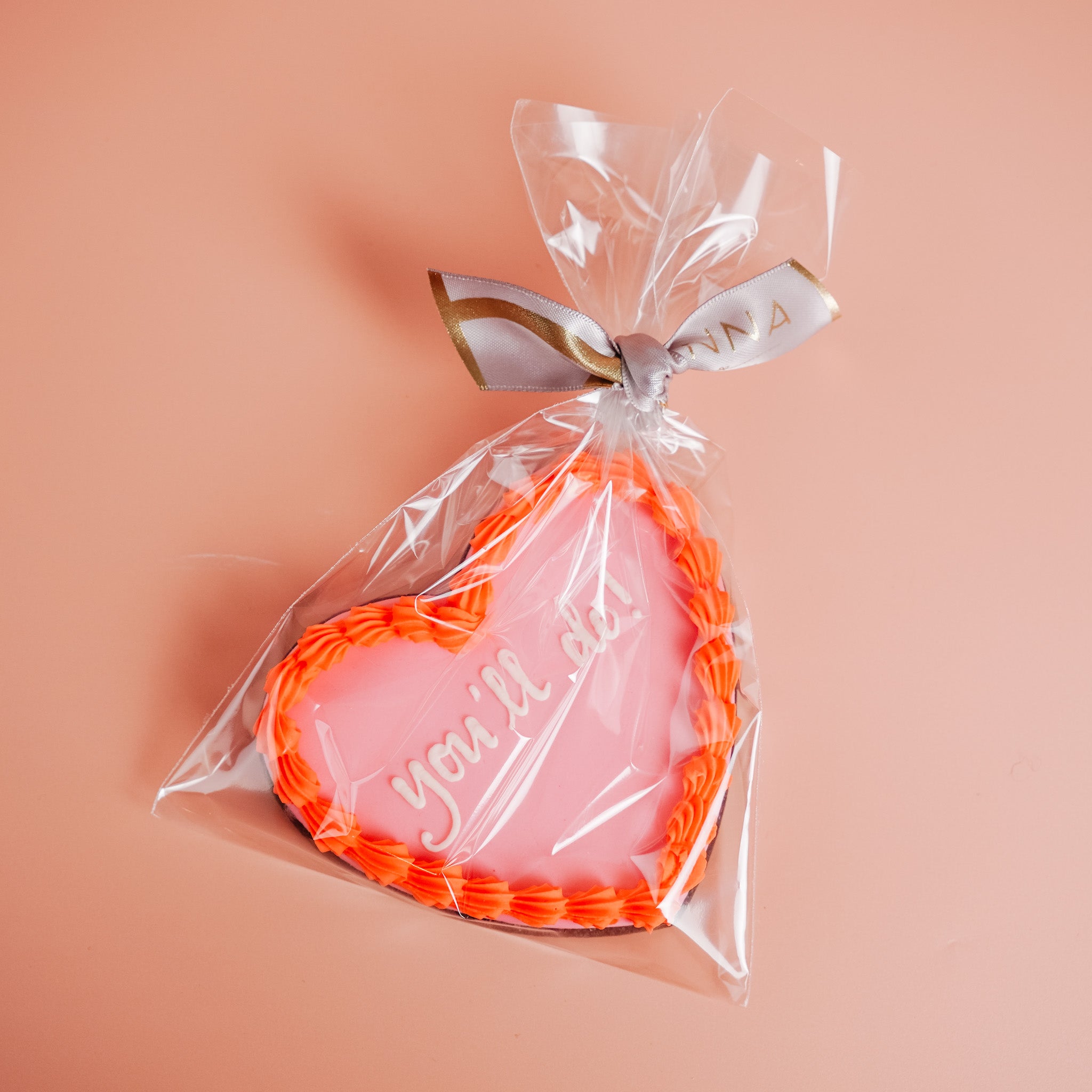 Personalised Single Heart Biscuit