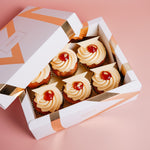 Load image into Gallery viewer, White Chocolate &amp; Apricot Cupcakes
