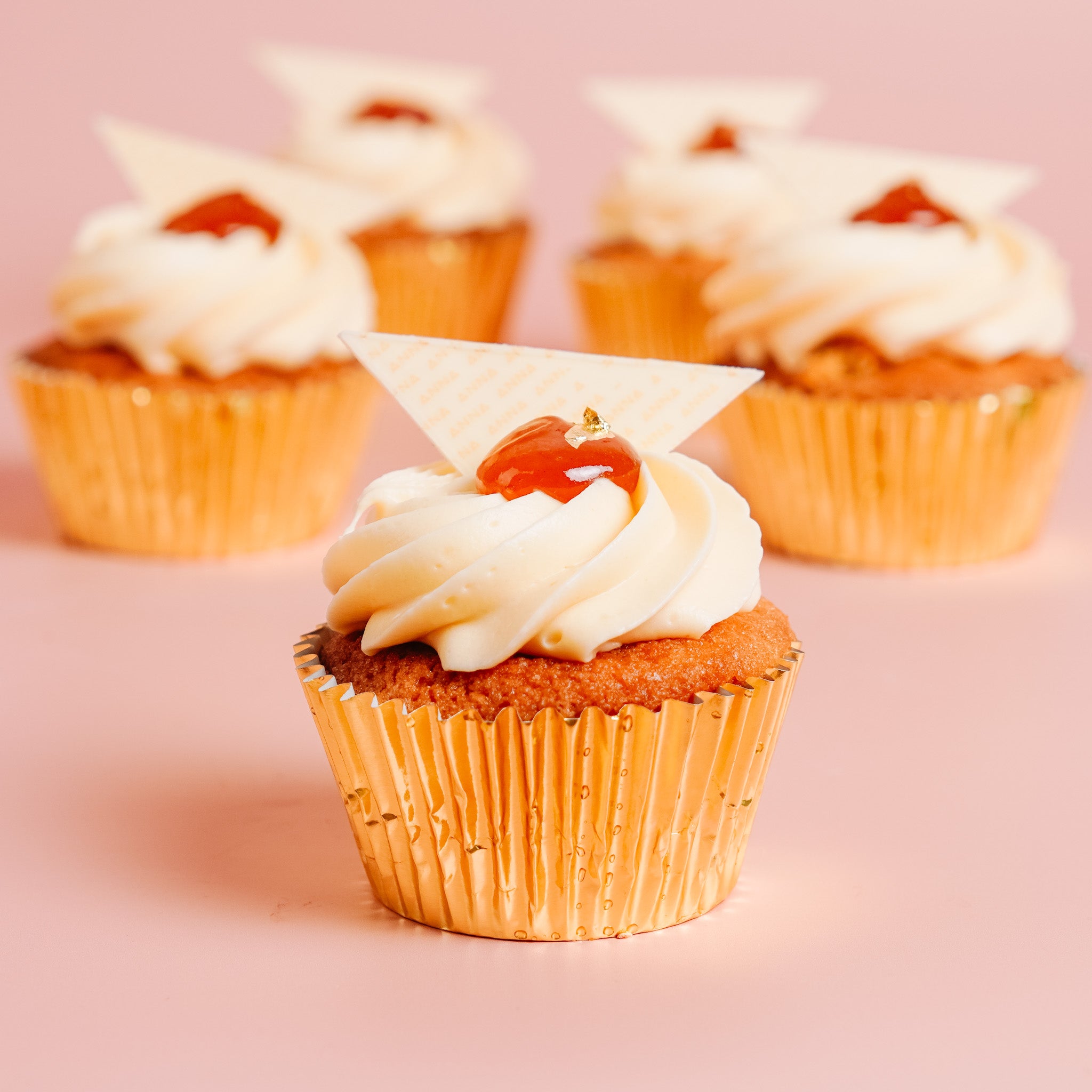 White Chocolate & Apricot Cupcakes