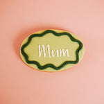 Load image into Gallery viewer, Moss Green Mother&#39;s Day Single Biscuit
