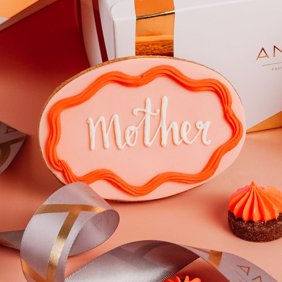 Peachy Pink Mother's Day Single Biscuit