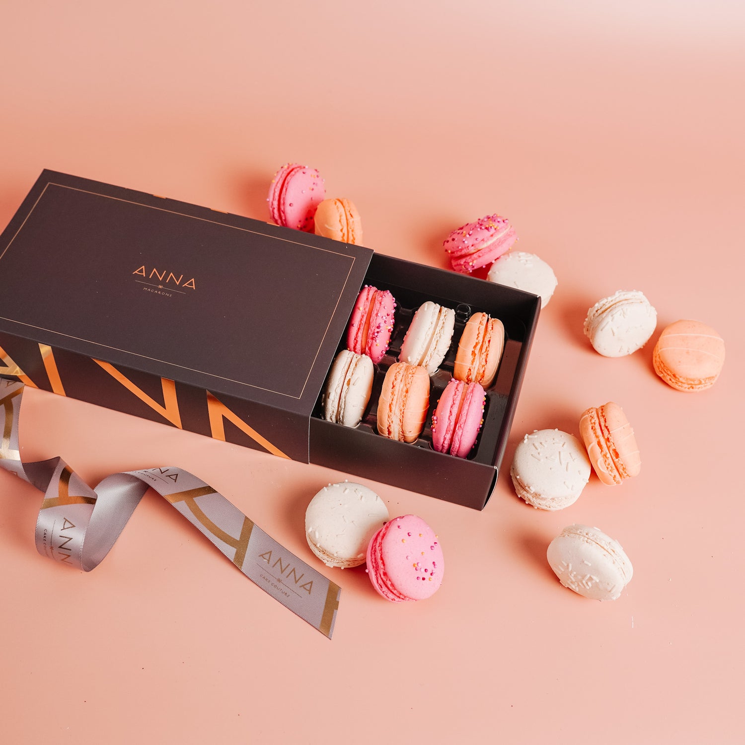 Shades of Pink | Mother’s Day 12 Piece Macaron Box