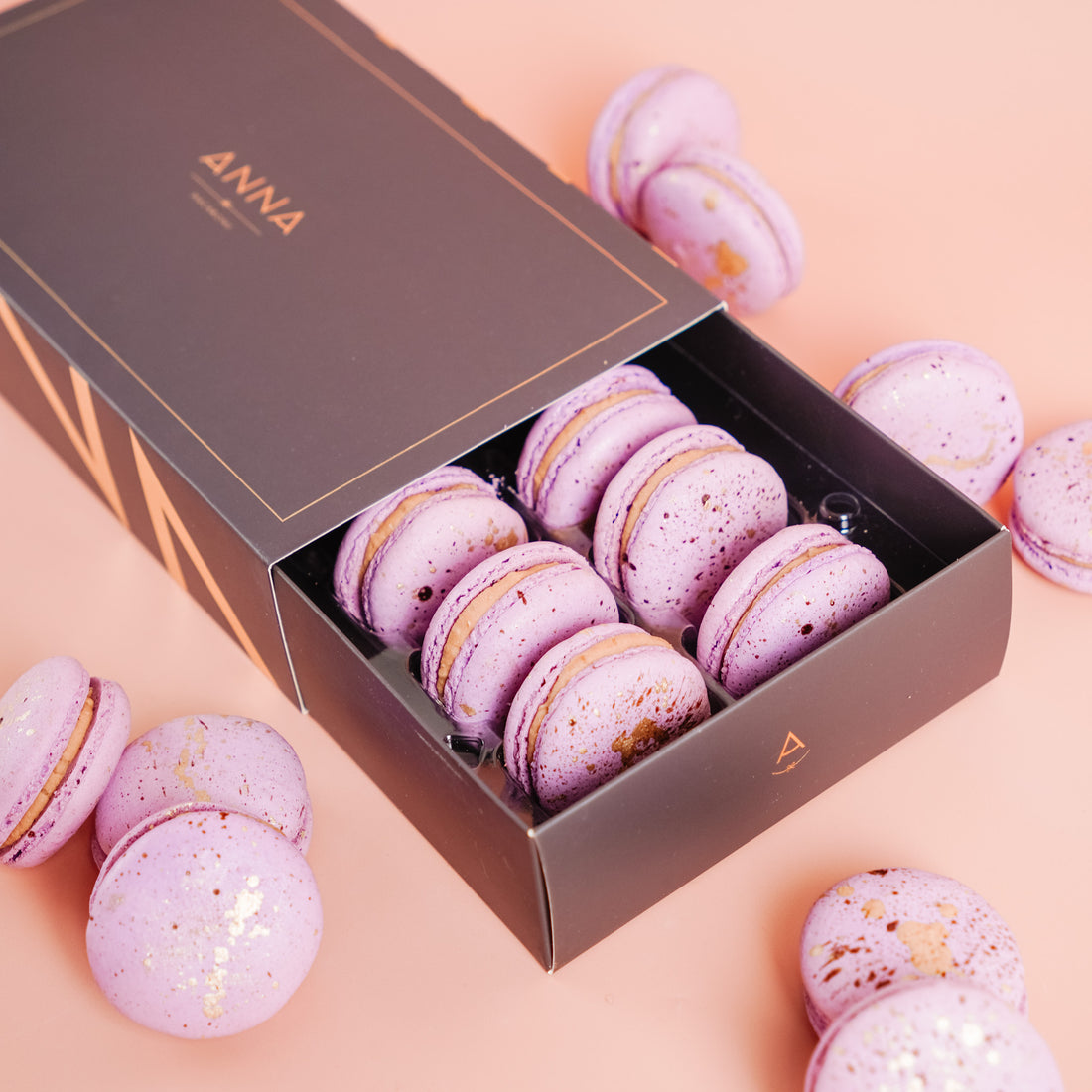 12 piece Mini Egg Macaron Box