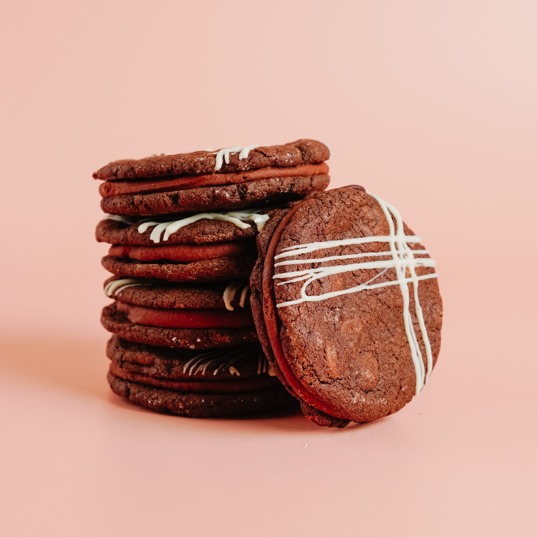Triple Chocolate Cookie Sandwich
