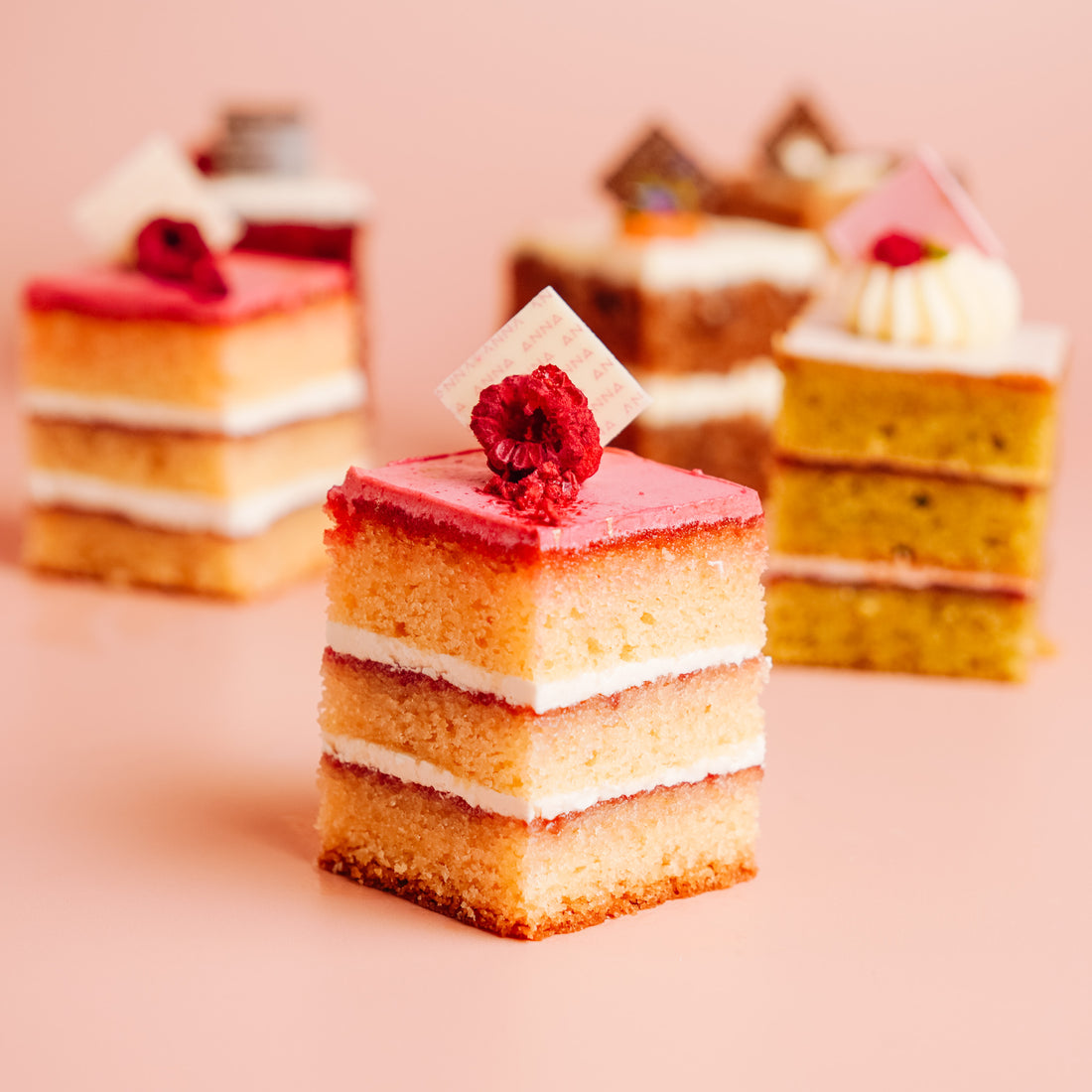 Vanilla &amp; Raspberry CubiCakes