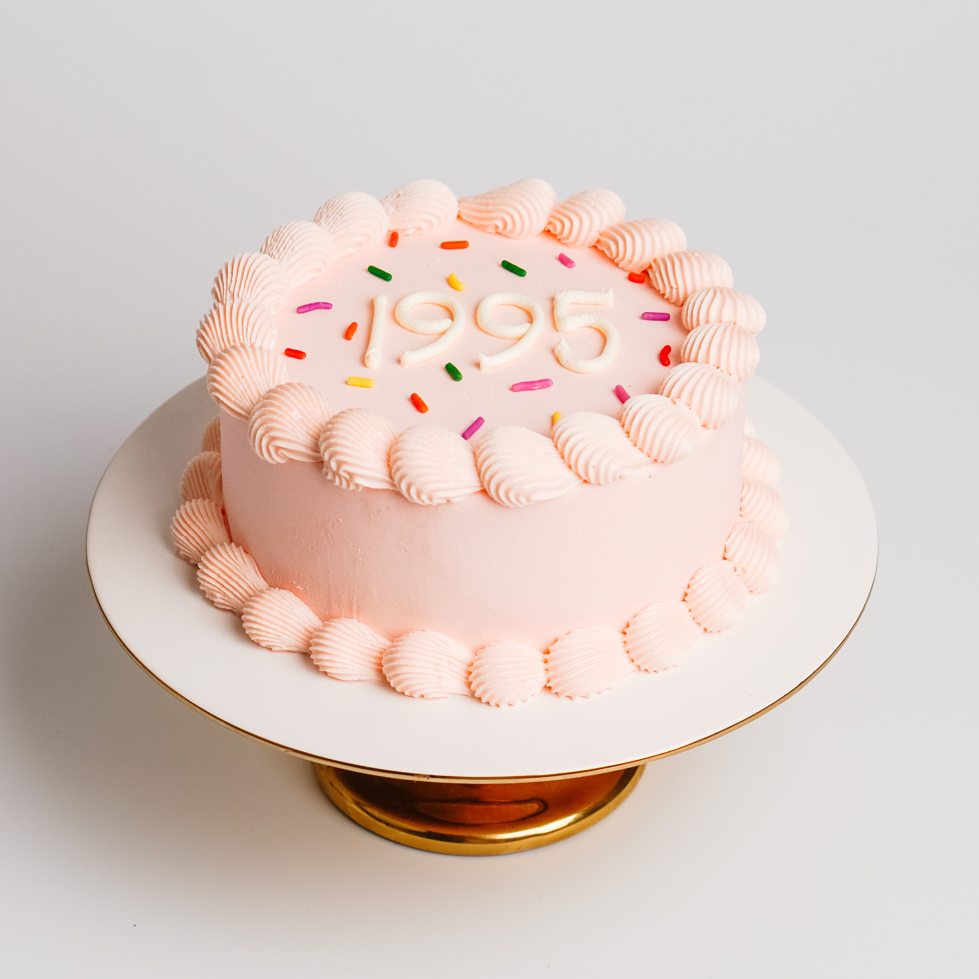 Gluten Free Minimal Birthday Cake - for Two