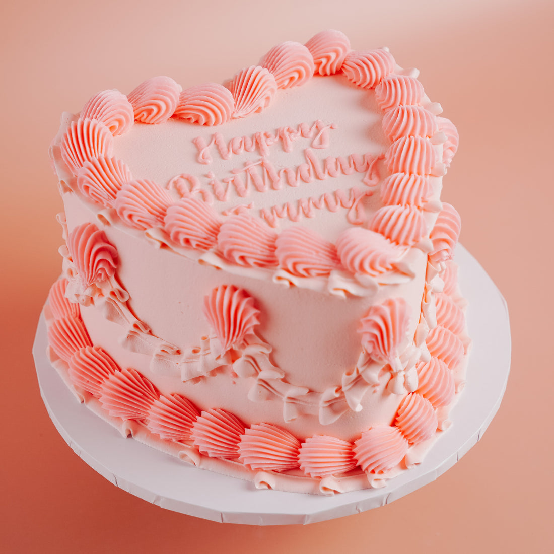 Frill Me Heart Cake