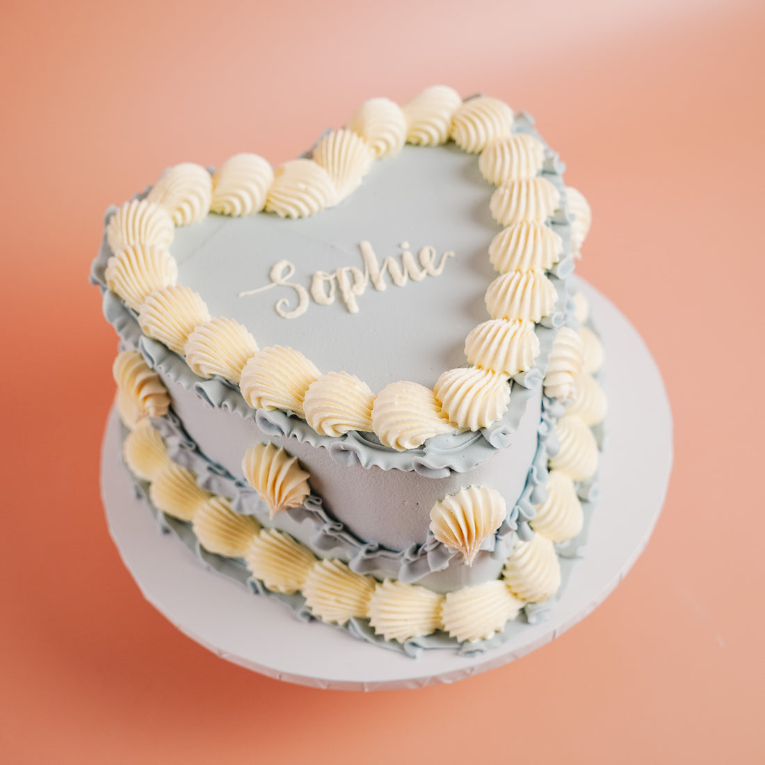 Frill Me Heart Cake