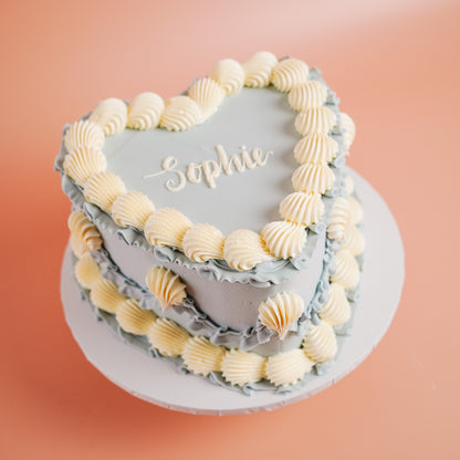 Frill Me Heart Cake
